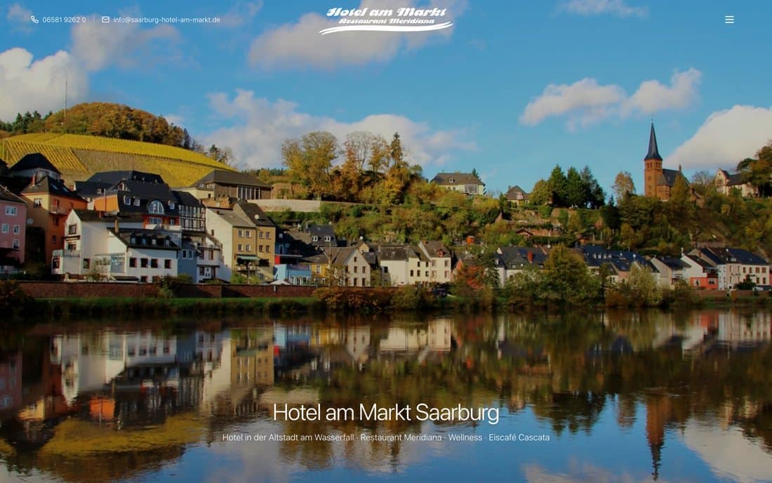 Hotel am Markt Saarburg, Desktop-Ansicht