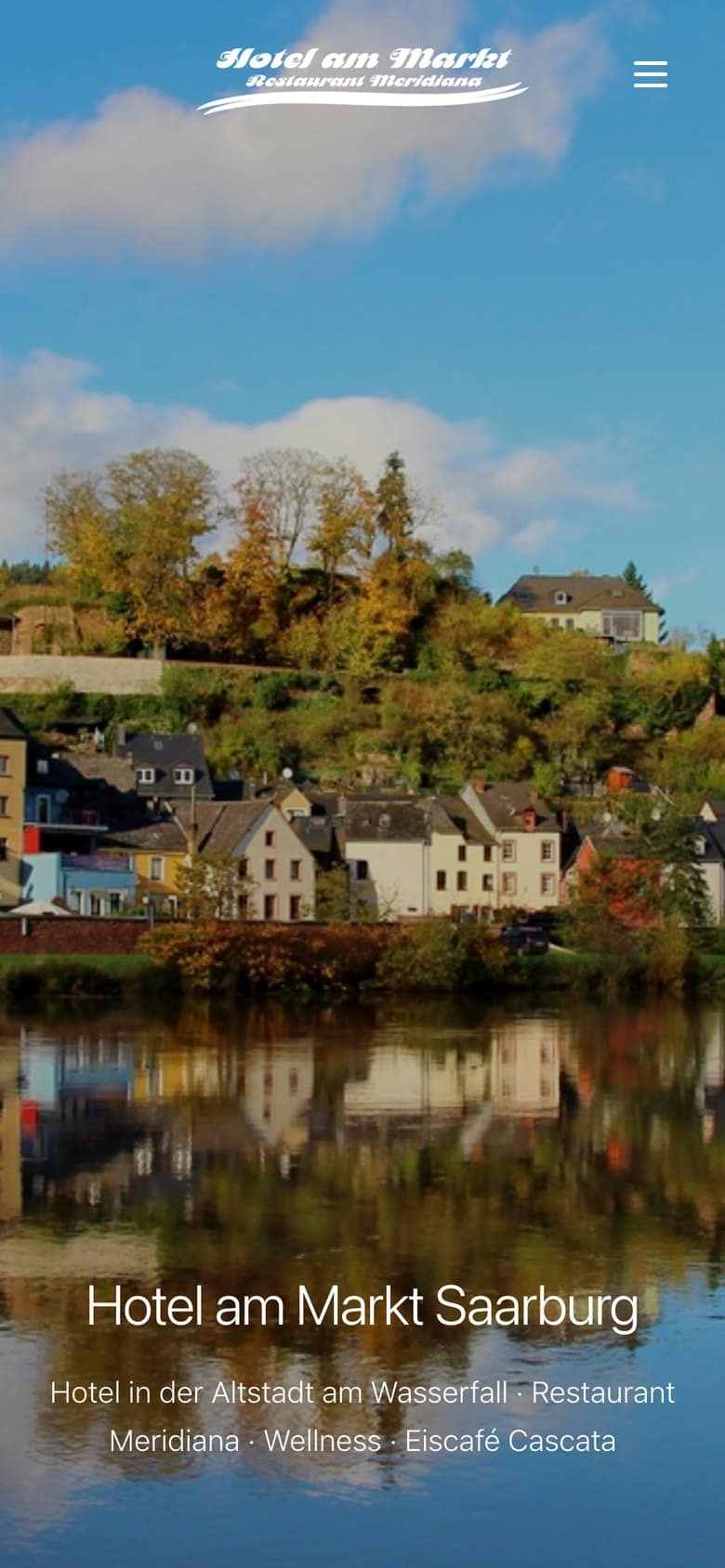 Hotel am Markt Saarburg, mobile Ansicht