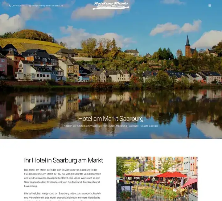 Hotel am Markt Website